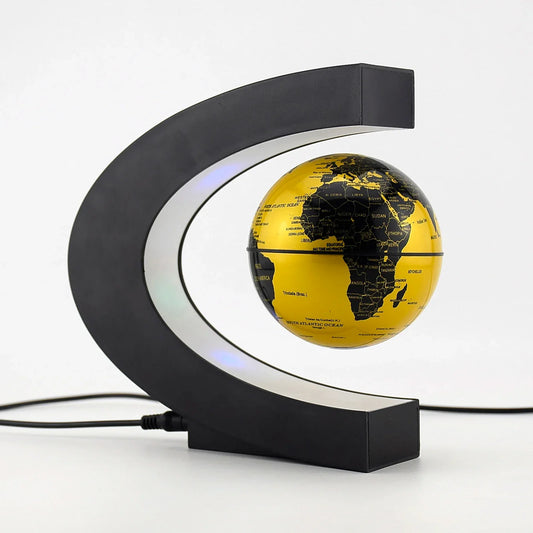 Mesmerizing Magnetic Floating Globe with a Glowing World Map